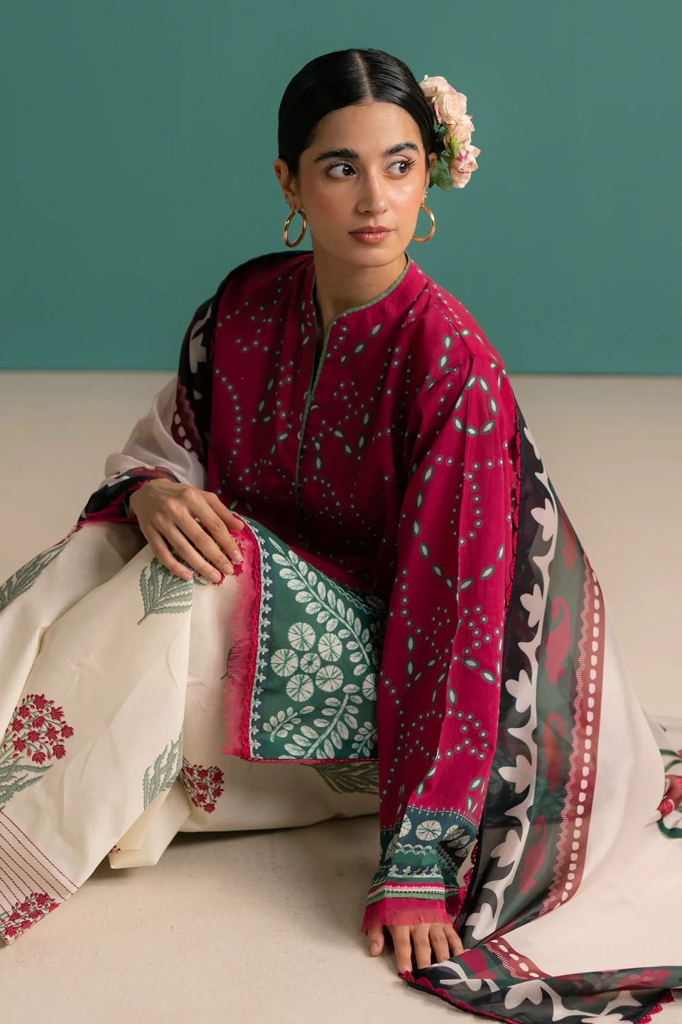 Coco by Zara Shahjahan – 3 Piece Printed Lawn Suit (Vol. 3)