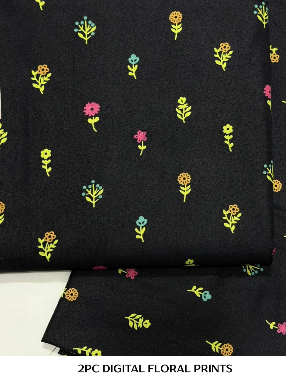 2PC Digital Floral Print