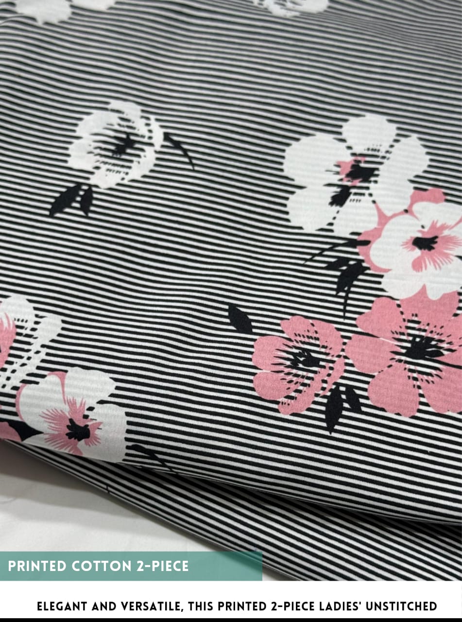 2PC Digital Floral Print