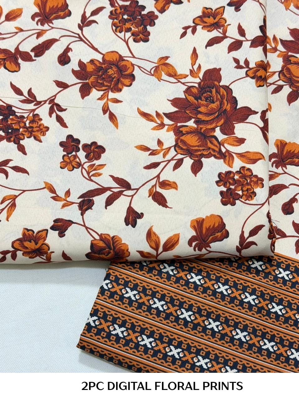 2PC Cotton Floral Print