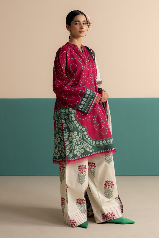 Gul Ahmed YOLO Digital Printed Co-Ords Set (Shirt & Trouser)