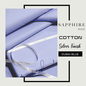 SAPPHIRE COTTON SILVER FINISH