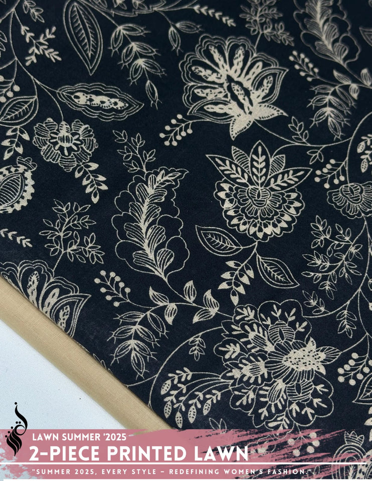 2 Piece Printed Lawn