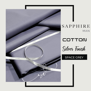 SAPPHIRE COTTON SILVER FINISH