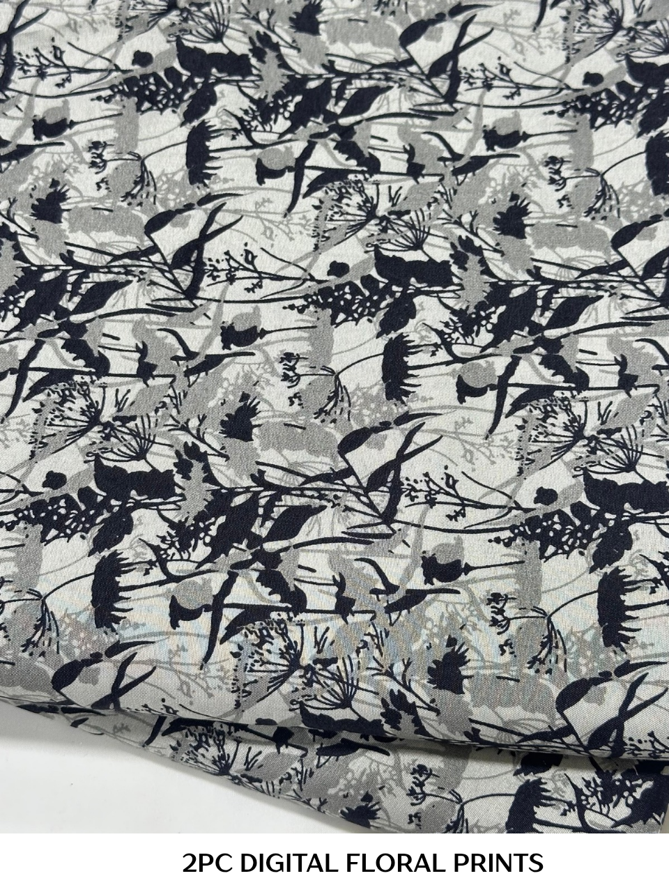 2PC Digital Floral Print