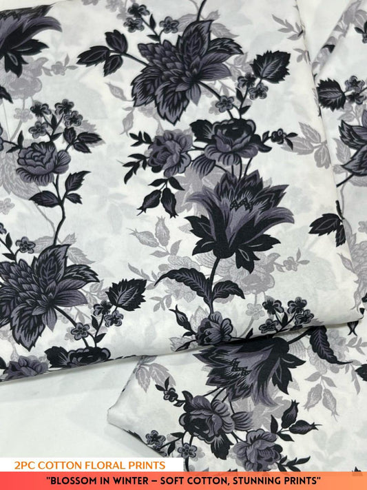 2PC Cotton Floral Print