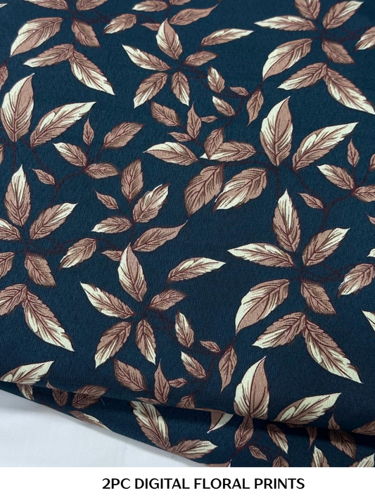 2PC Digital Floral Print