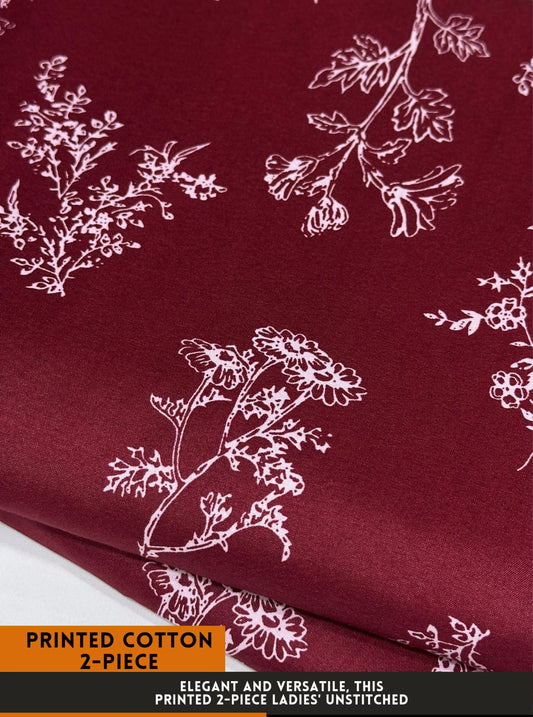 2PC Cotton Floral Print