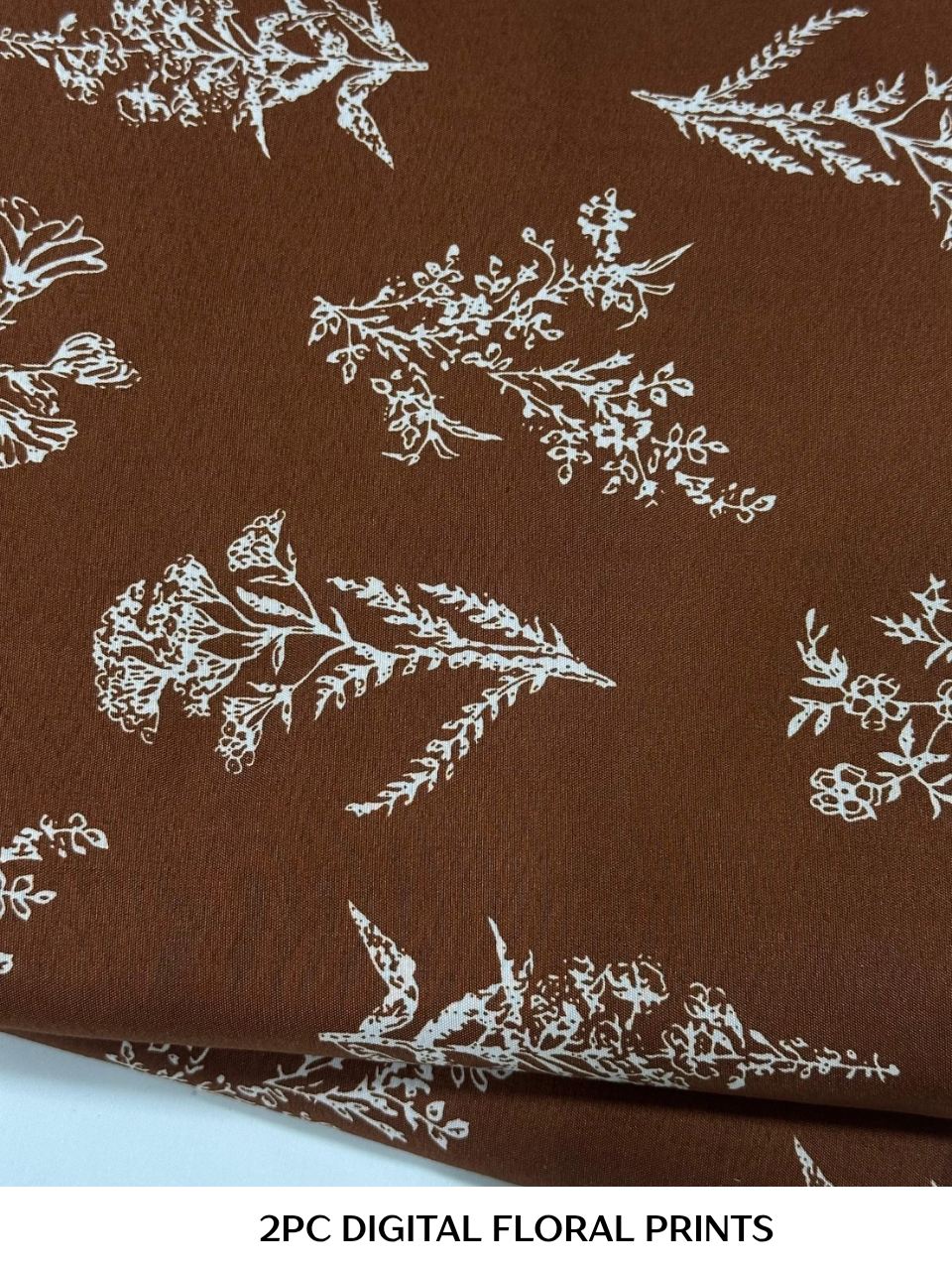 2PC Digital Floral Print