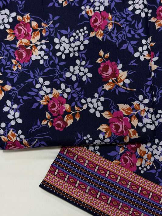 2PC Digital Floral Print