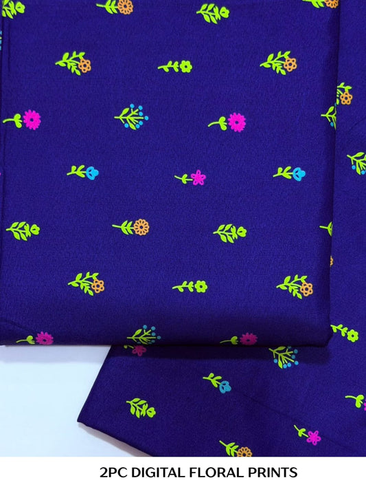 2PC Digital Floral Print