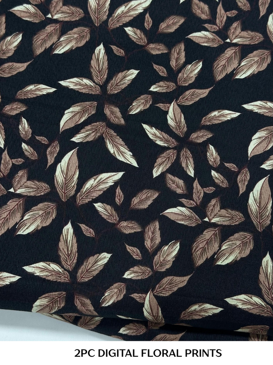 2PC Digital Floral Print