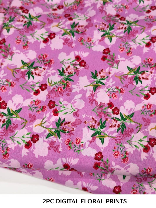 2PC Cotton Floral Print