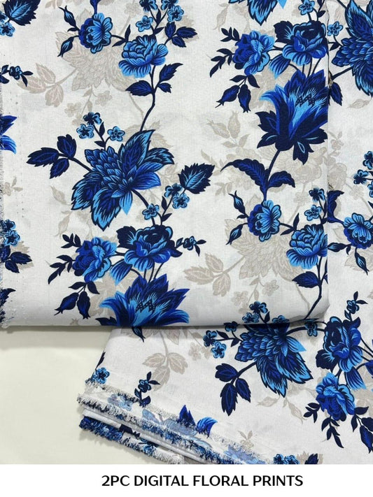 2PC Cotton Floral Print