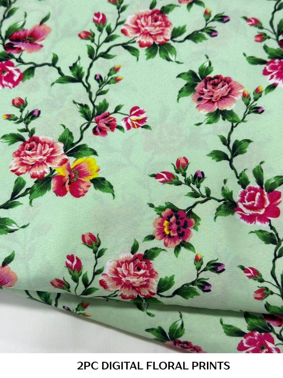 2PC Cotton Floral Print